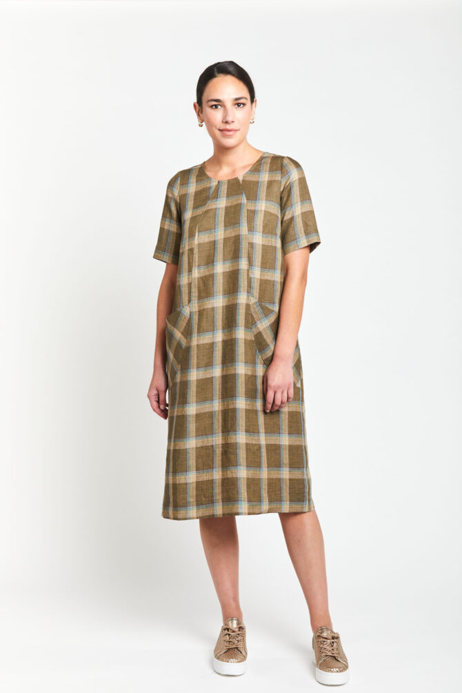 Dublin Linen Shift Dress - Obi