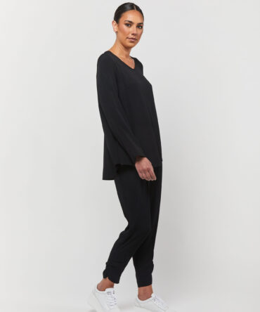 Silhouette V Neck Top