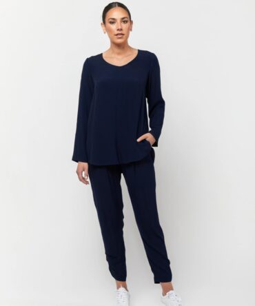 Silhouette V Neck Top