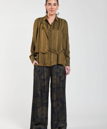 Autumn Pleat Palazzo