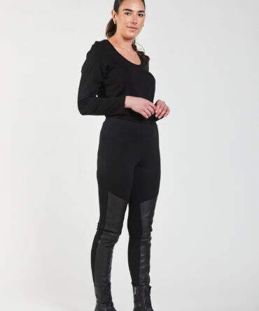 Vegan Leather Legging