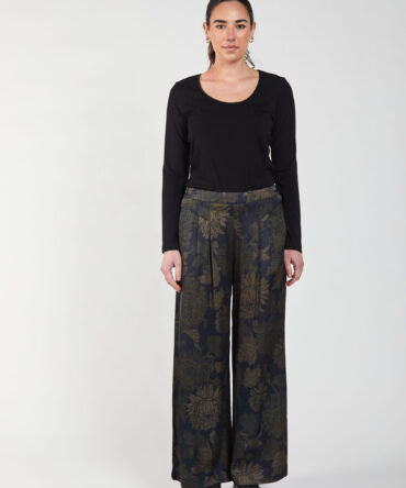 Autumn Pleat Palazzo