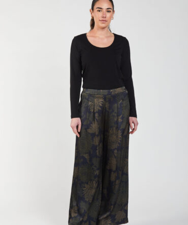 Autumn Pleat Palazzo