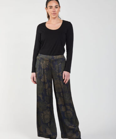 Autumn Pleat Palazzo