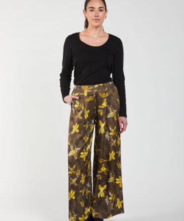 Wild Orchid Pleat Palazzo