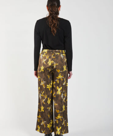 Wild Orchid Pleat Palazzo