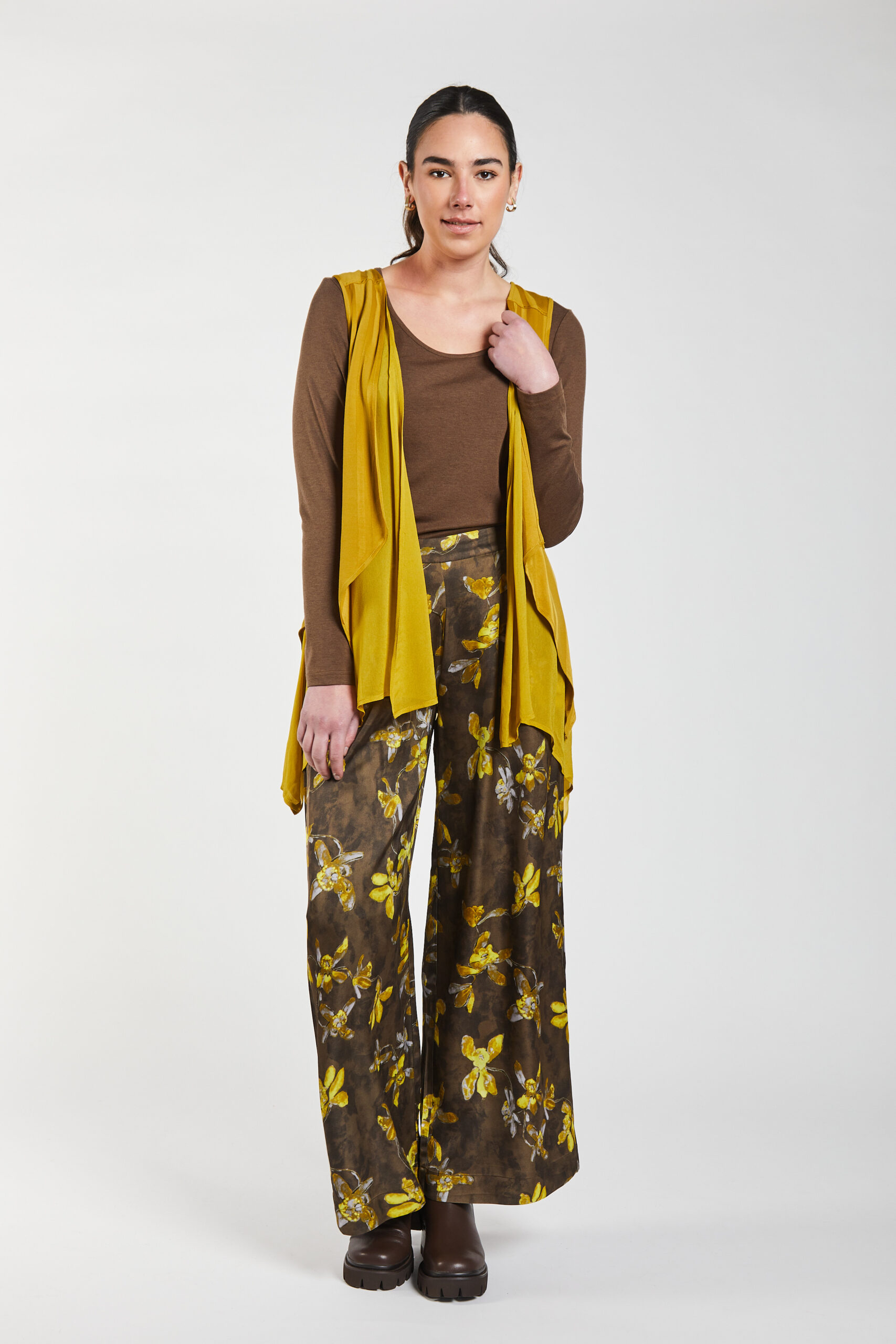 Wild Orchid Pleat Palazzo - Image 5