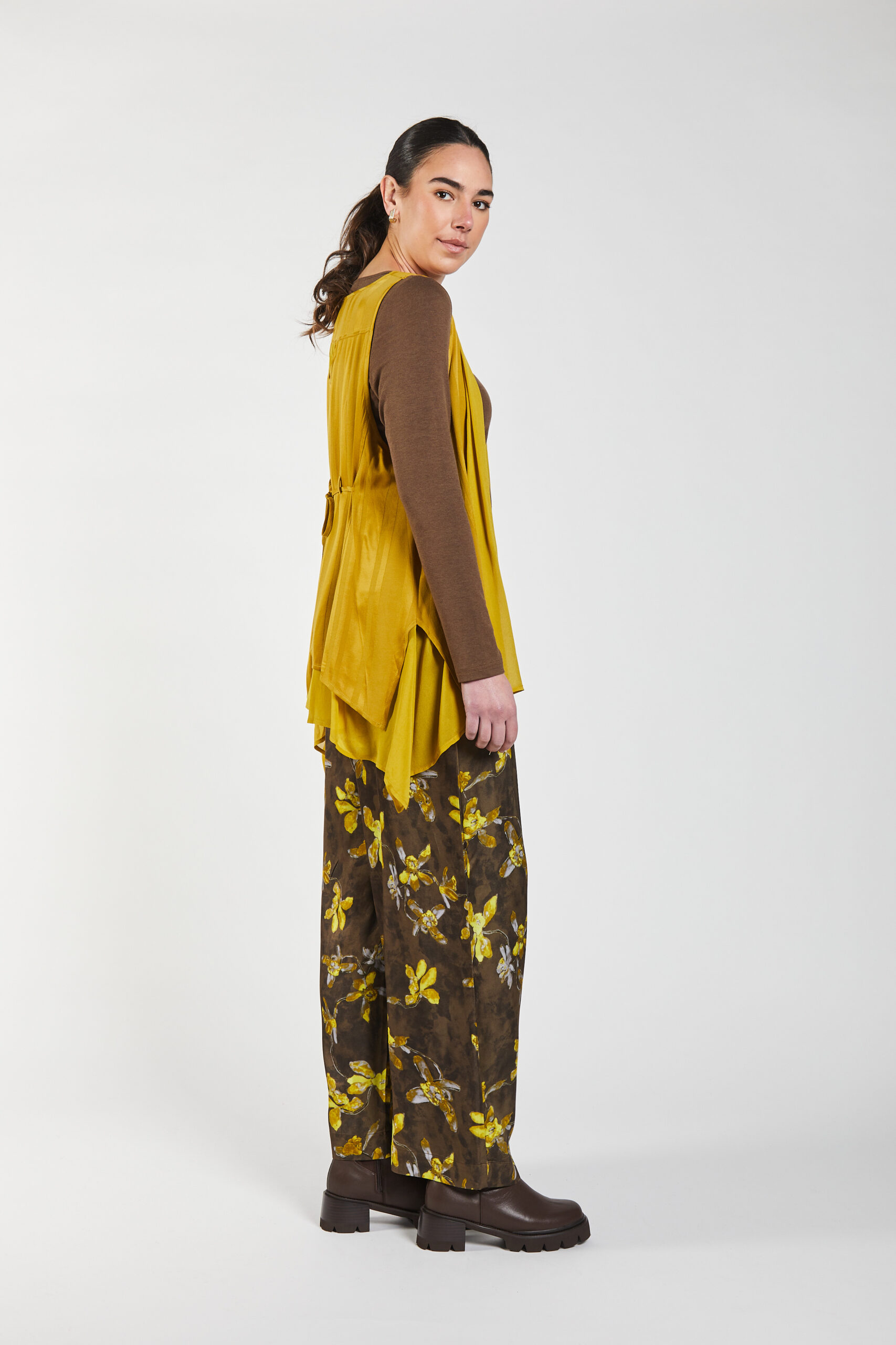 Wild Orchid Pleat Palazzo - Image 8