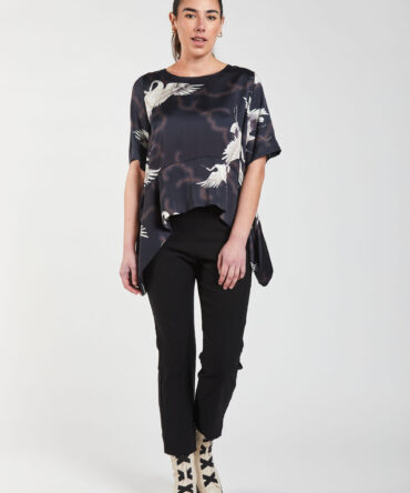 Dobby Straight Leg Pant