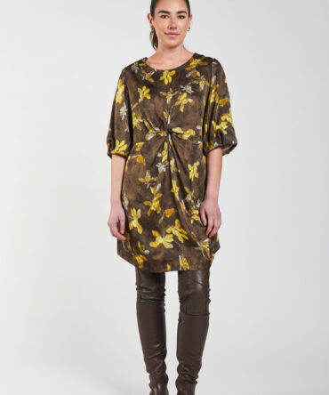 Leather Panel Legging