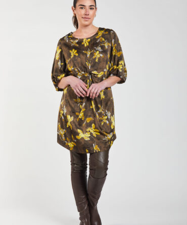 Leather Panel Legging