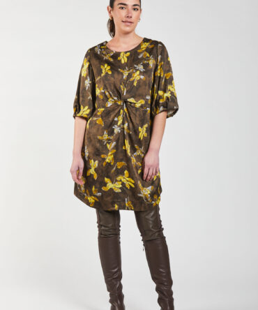 Leather Panel Legging