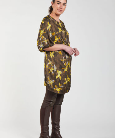 Leather Panel Legging