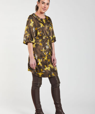 Leather Panel Legging